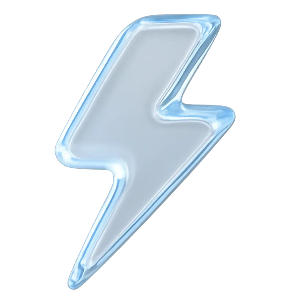 3D Lightning Bolt